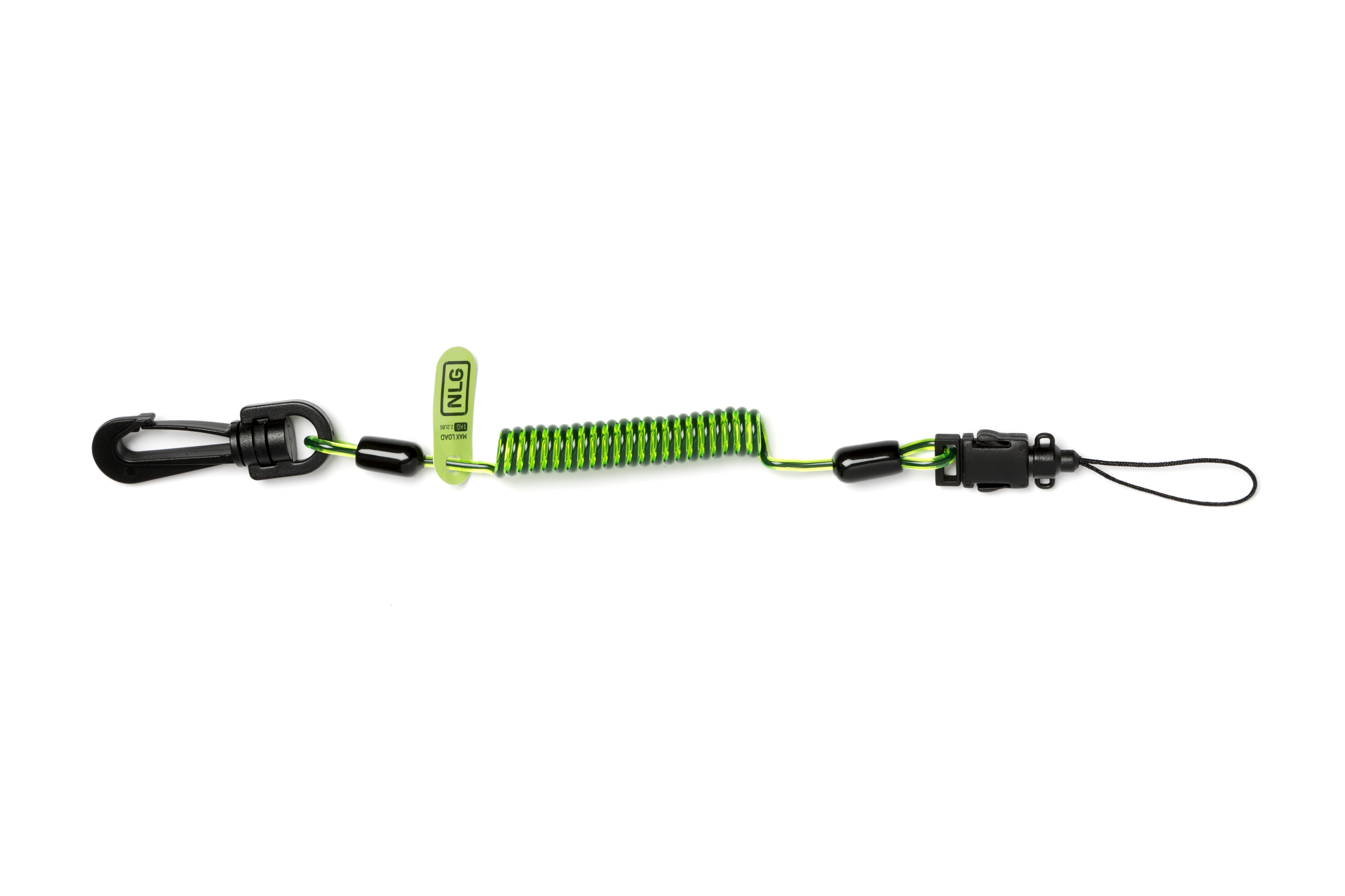 Never Let Go 30cm → 95cm PU Outer/Stainless Steel Tool Lanyard Lanyard, 1kg Capacity
