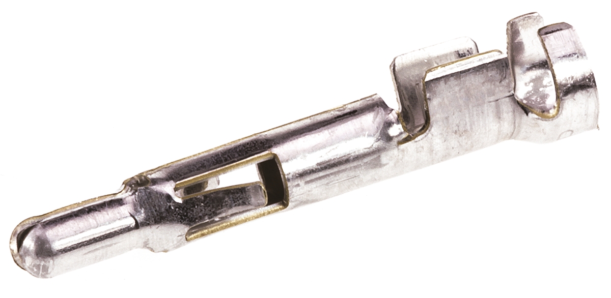 TE Connectivity Universal MATE-N-LOK Series Male Crimp Terminal, 20AWG Min, 14AWG Max