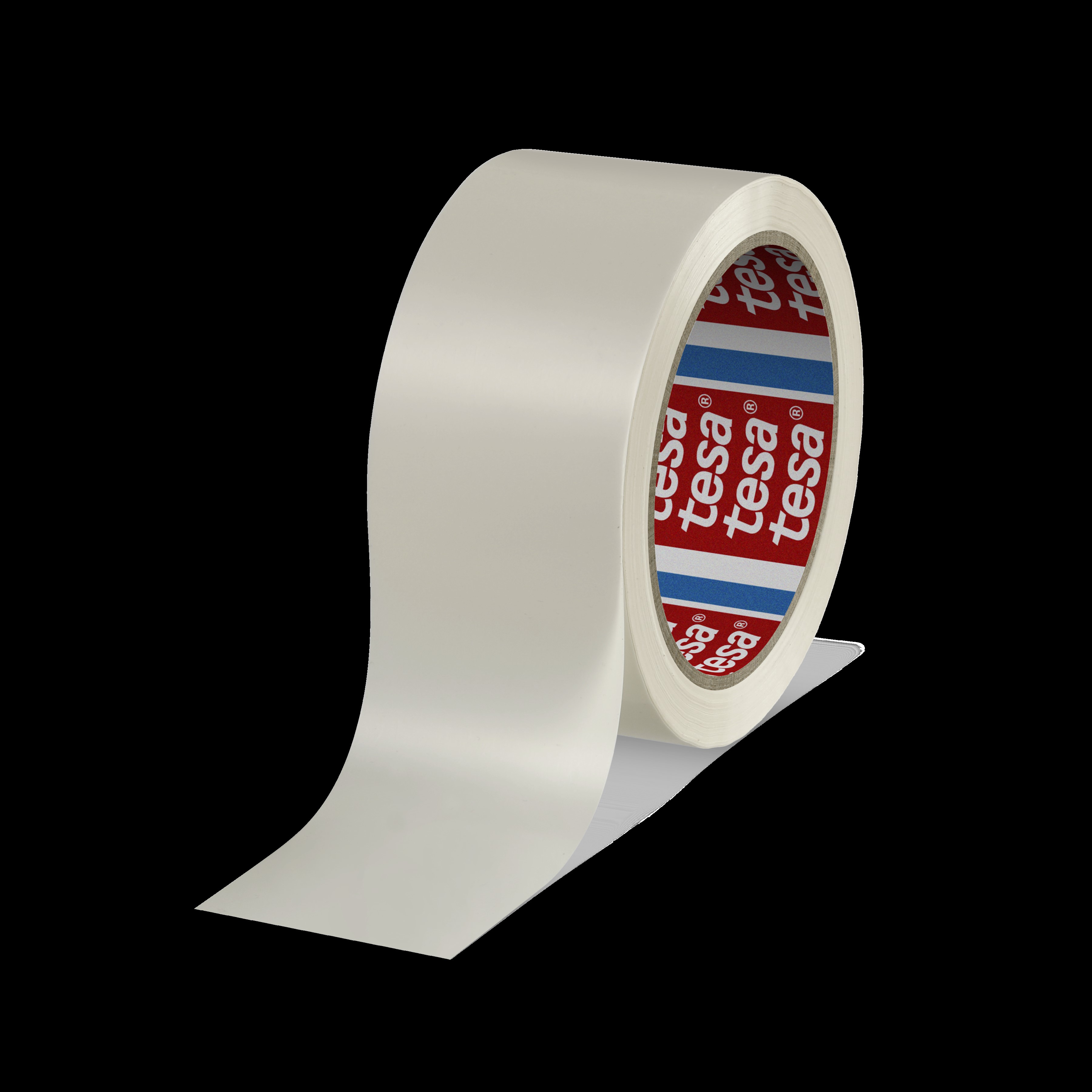 Tesa 4120 White Packing Tape, 66m x 50mm