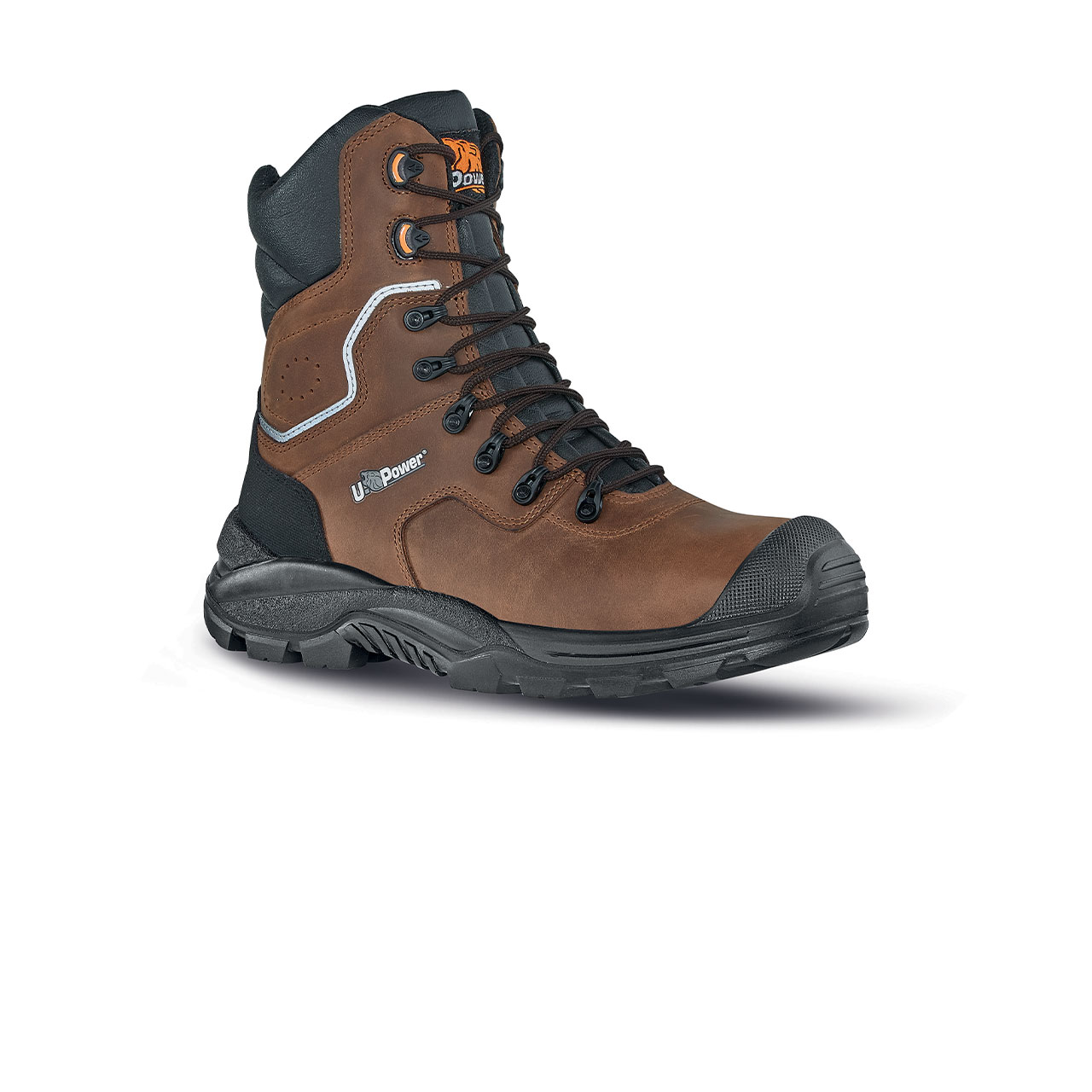 UPower Brown Composite Toe Capped Men's Safety Boot, UK 10, EU 44