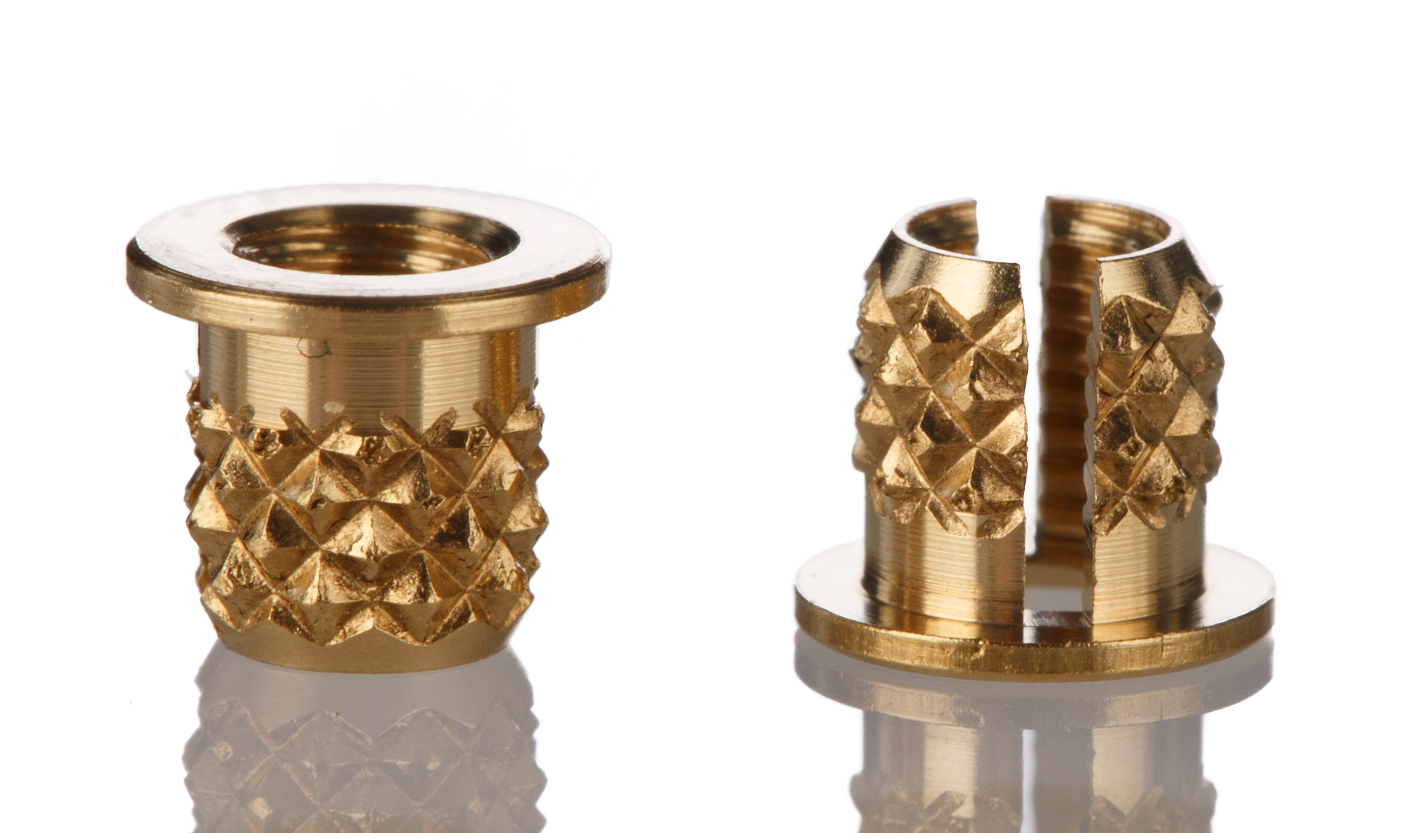 RS PRO, M3 Brass Threaded Insert diameter 4mm Depth 4.78mm