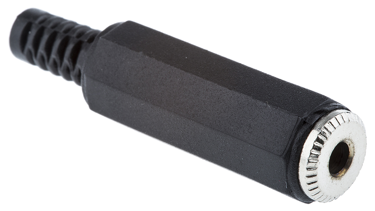 RS PRO Jack Connector 3.5 mm Cable Mount Mono Socket