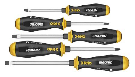 Felo Phillips; Slotted Screwdriver Set, 5-Piece