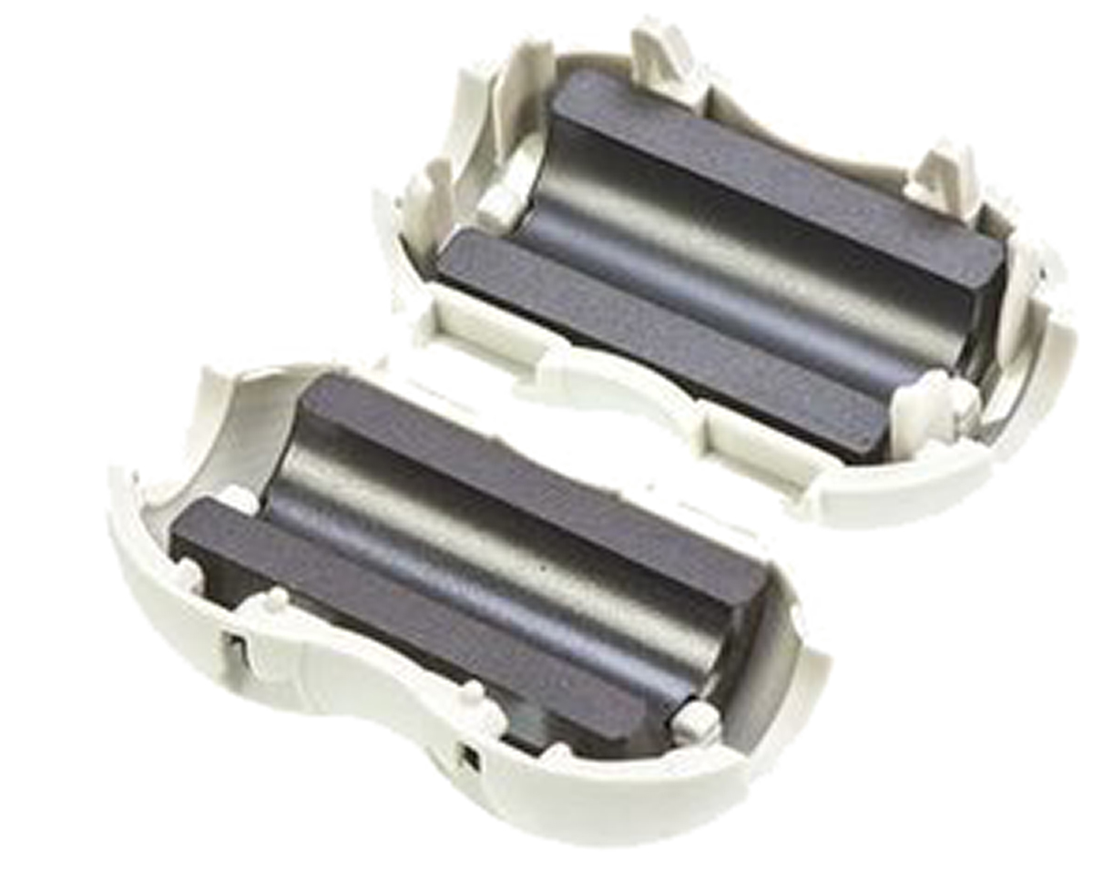 Wurth Elektronik Openable Ferrite Sleeve, 24 x 24 x 39.2mm, For EMI Suppression, Apertures: 1, Diameter 8.5mm