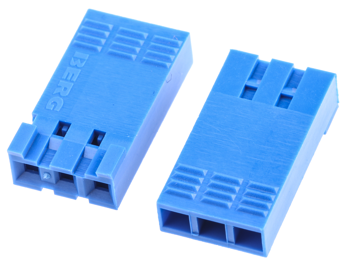 Amphenol Communications Solutions, DUBOX Female Connector Housing, 2.54mm Pitch, 3 Way, 1 Row