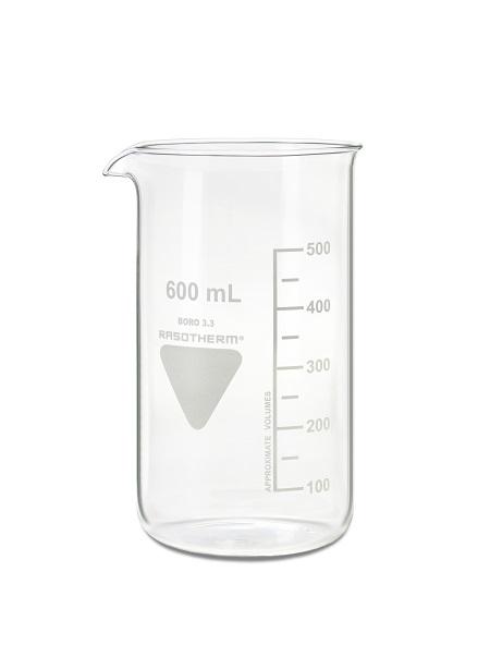 RS PRO Borosilicate Glass 600ml Beaker