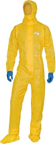Delta Plus Yellow Disposable Coverall, M