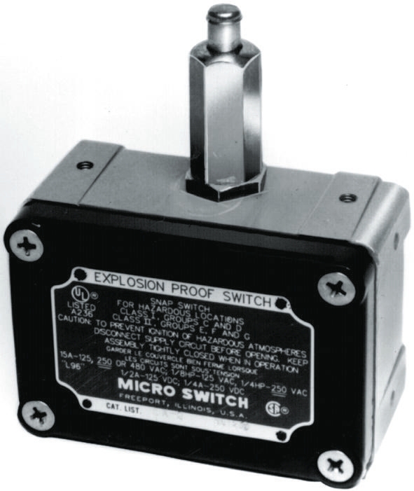 Honeywell Plunger Limit Switch, NO/NC, SPDT, Aluminium Housing, 480V ac Max, 15A Max