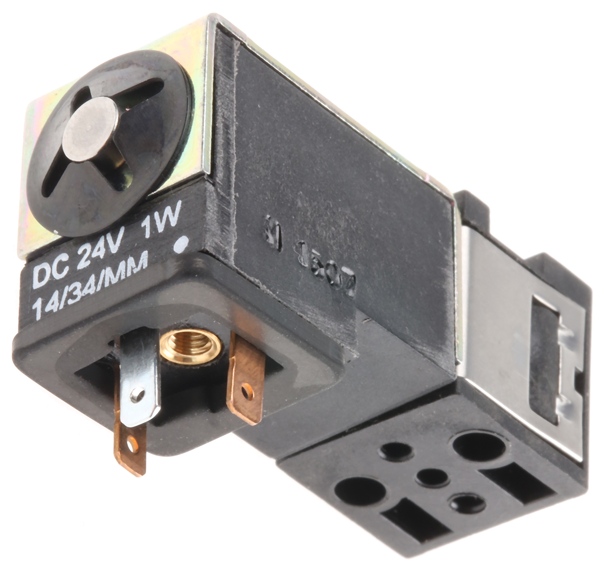 Crouzet 3/2 Pneumatic Solenoid Valve - Solenoid/Pilot 81 Series 24V dc
