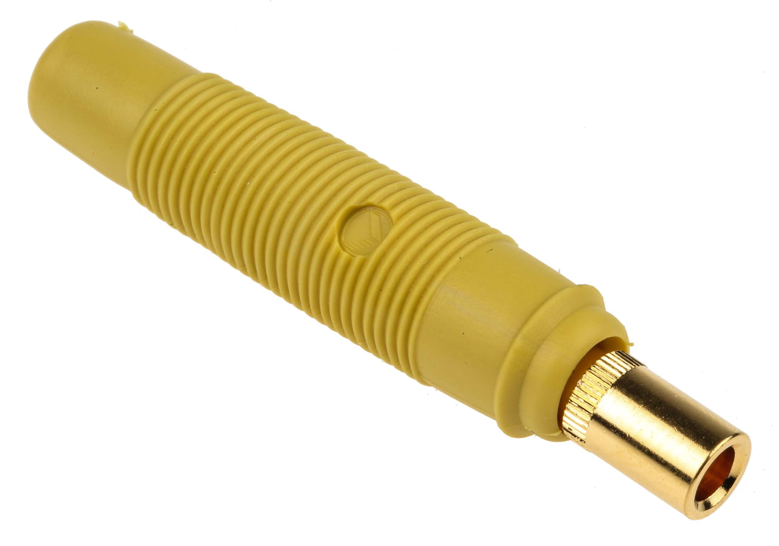 Hirschmann Test & Measurement Yellow Female Banana Socket, 4 mm Connector, Solder Termination, 16A, 30 V ac, 60V dc,