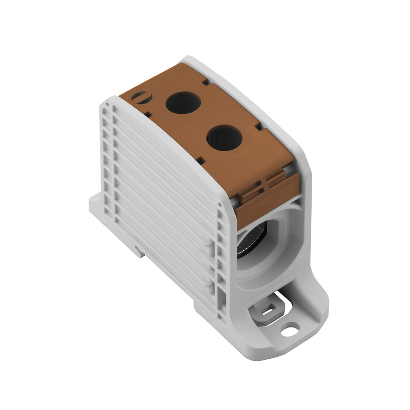 Weidmüller WPD Series Brown, 185mm², 1-Level, Screw Termination, ATEX, IECEx