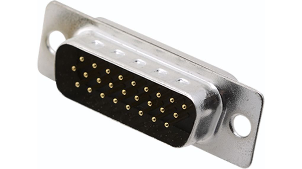 Encitech Connectors DM 26 Way Solder D-sub Connector Plug, 2.99mm Pitch