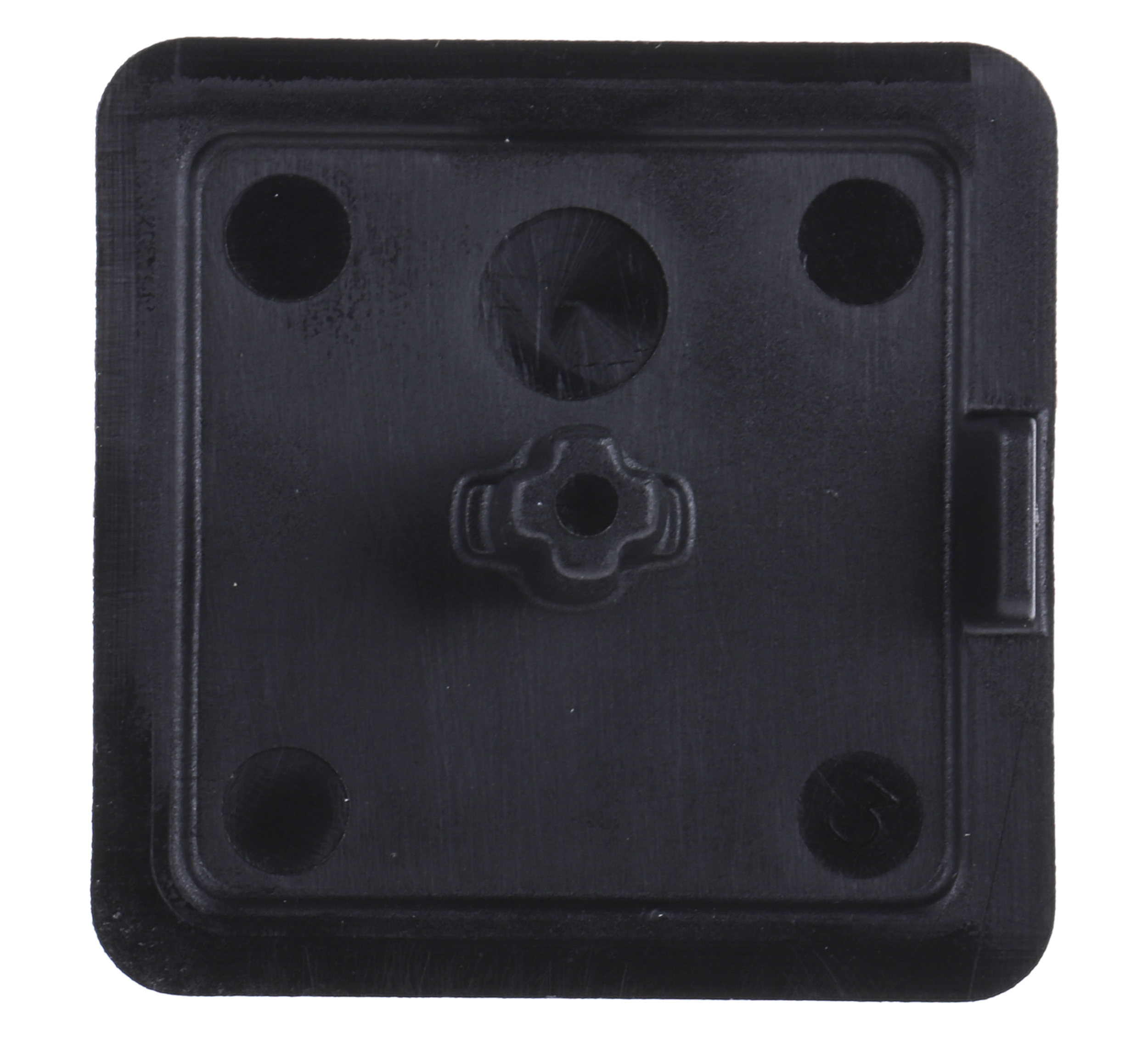 RS PRO Black End Cap, 30 x 30 mm Strut Profile, 6mm Groove