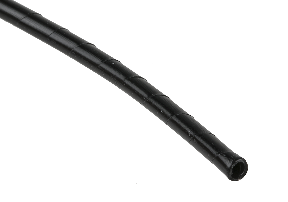 RS PRO Spiral Wrap, I.D 1.5mm, 10mm Polyethylene