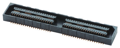 Samtec QSE Series Straight Surface Mount PCB Socket, 120-Contact, 2-Row, 0.8mm Pitch, Solder Termination