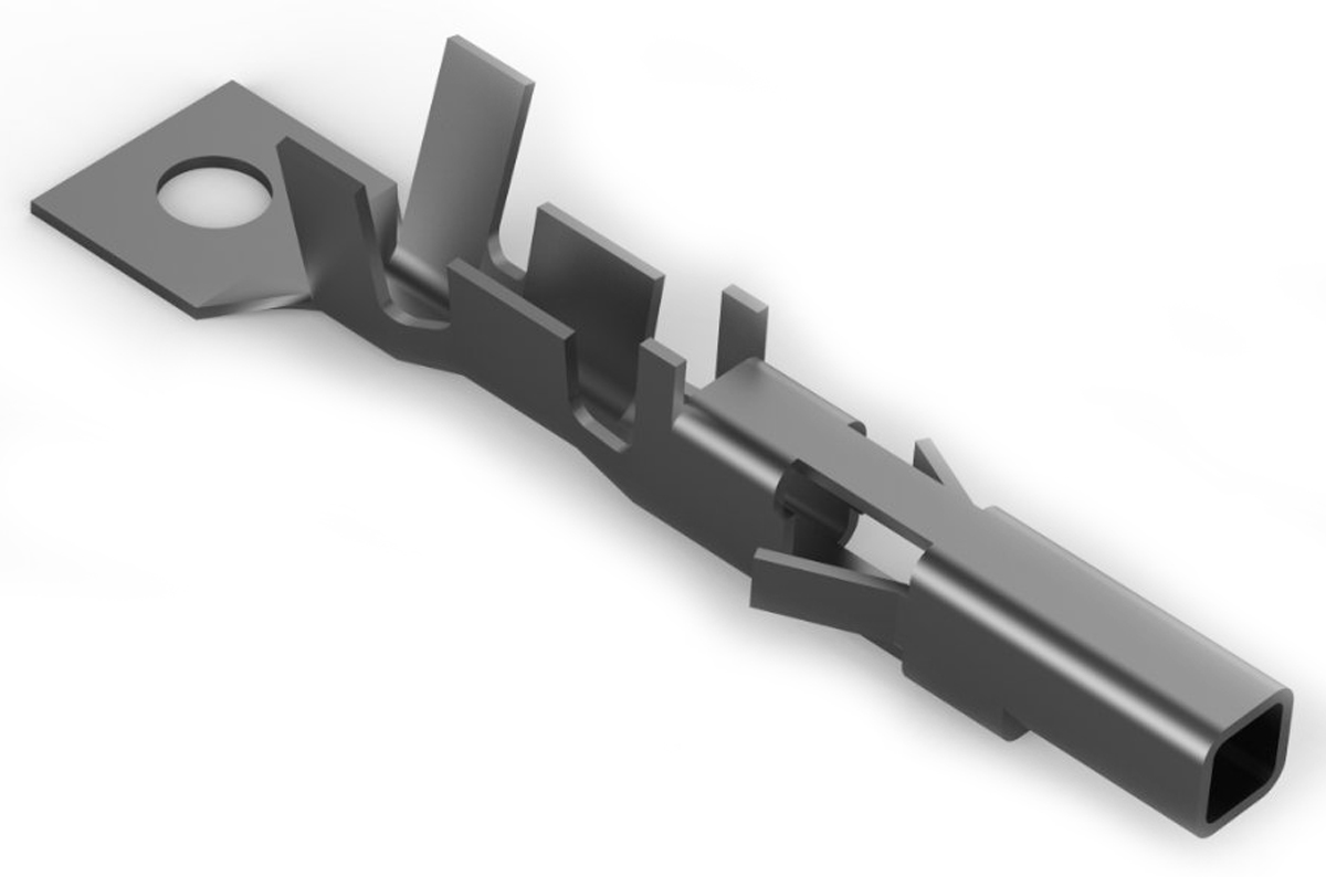 TE Connectivity VAL-U-LOK Series Female Crimp Terminal, 26AWG Min, 22AWG Max
