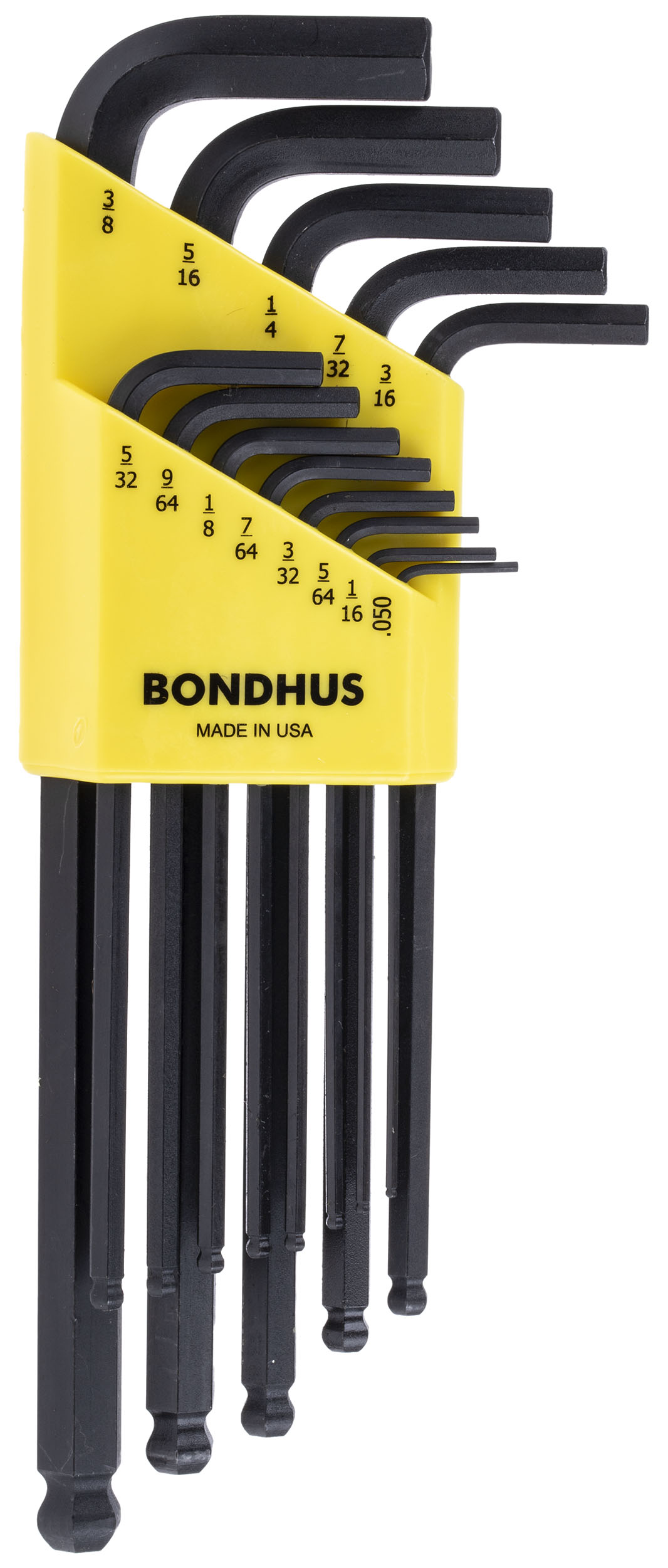Bondhus 13 piece L Shape Imperial Hex Key Set, 0.05 → 7/32"