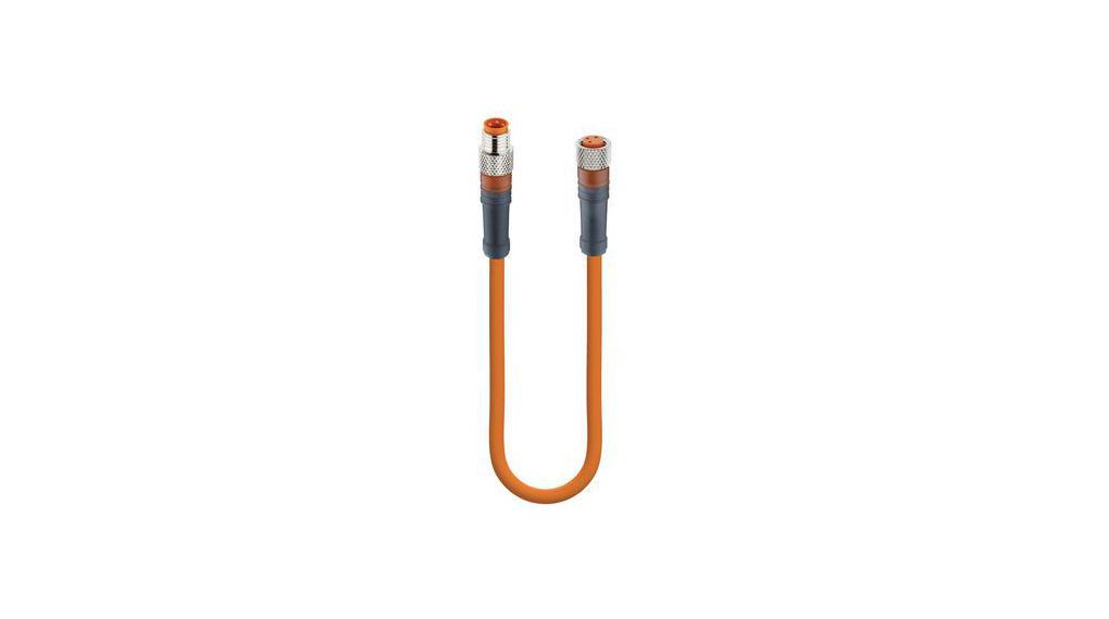 Lumberg Automation Male 3 way Threaded to Female 3 way Sensor Cable
