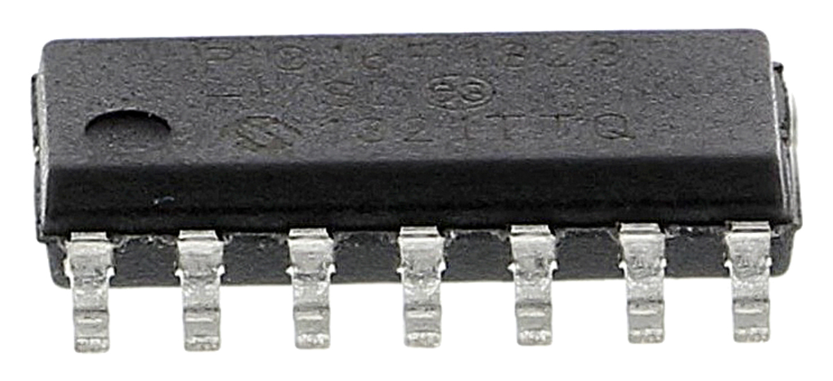 Microchip, 8 bit PIC, PIC16F1823 Microcontroller, 32 MHz, 3.5kB FLASH, 14-Pin SOIC