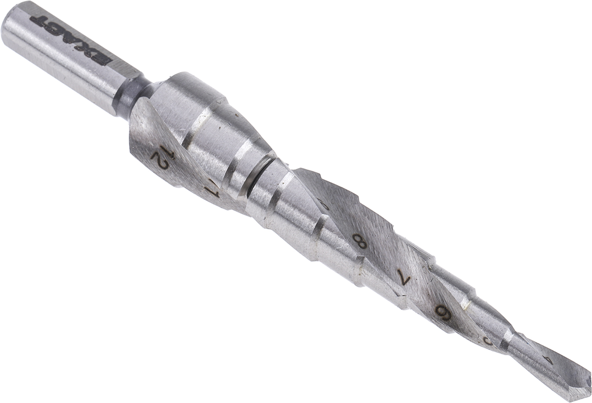 EXACT HSS Step Drill Bit 4mm x 12mm