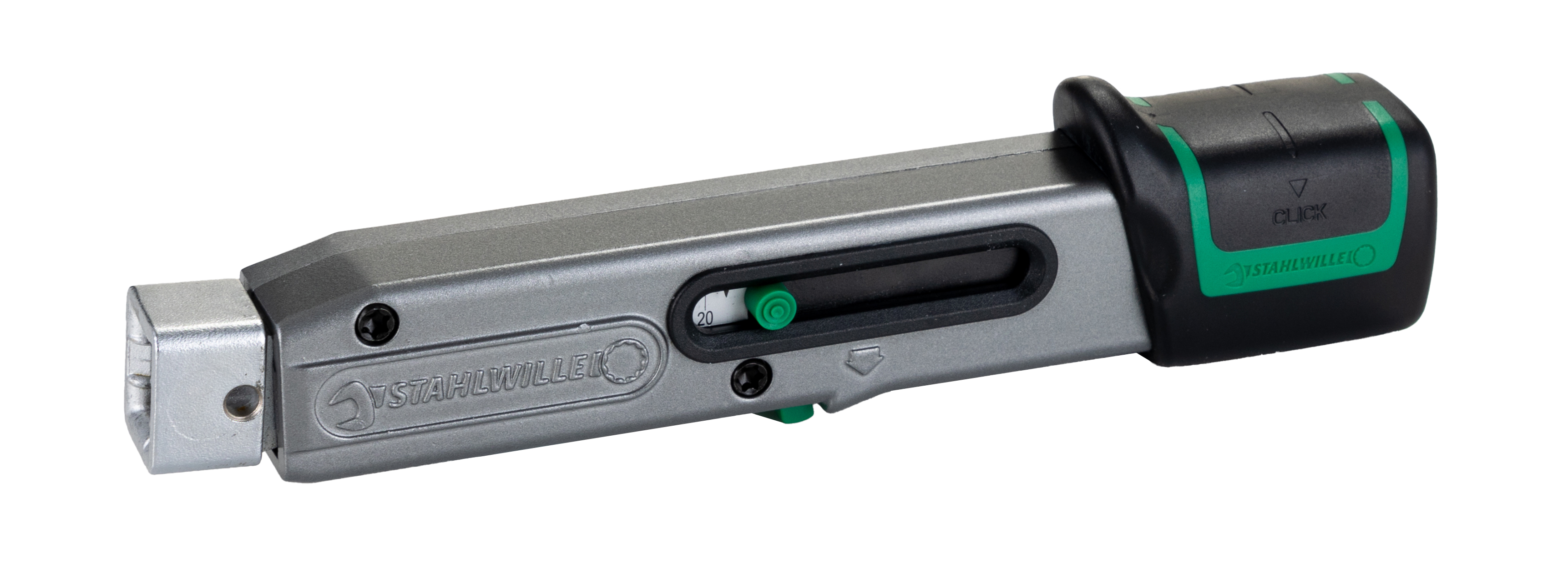 STAHLWILLE 730/2 Quick Click Torque Wrench, 4 → 20Nm, Rectangular Drive, 9 x 12mm Insert