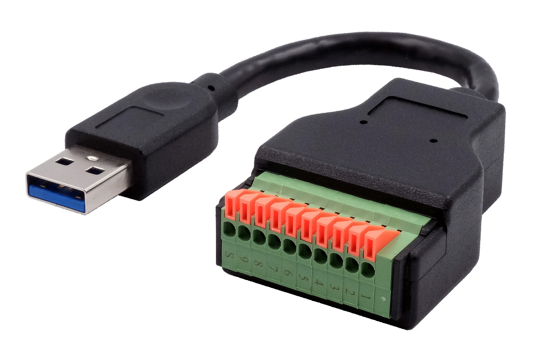 Exsys Terminal Block USB A Male Interface Adapter