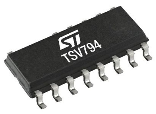 TSV794IDT STMicroelectronics, Operational Amplifier, 50 MHz, 14-Pin 6 V SO-14