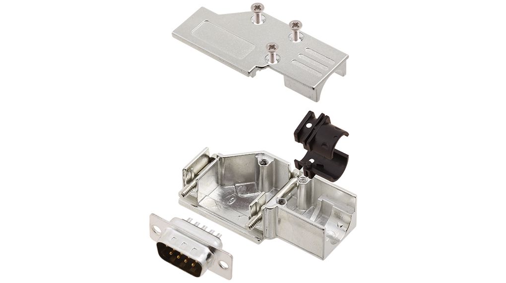 Encitech Connectors, 6355 Series D Sub Hoods For Use With For Cable