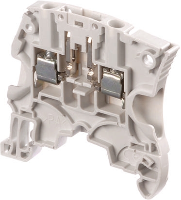 Entrelec 1SNK505313R0000 SNK Series Grey, 4mm², Single-Level, Screw Termination