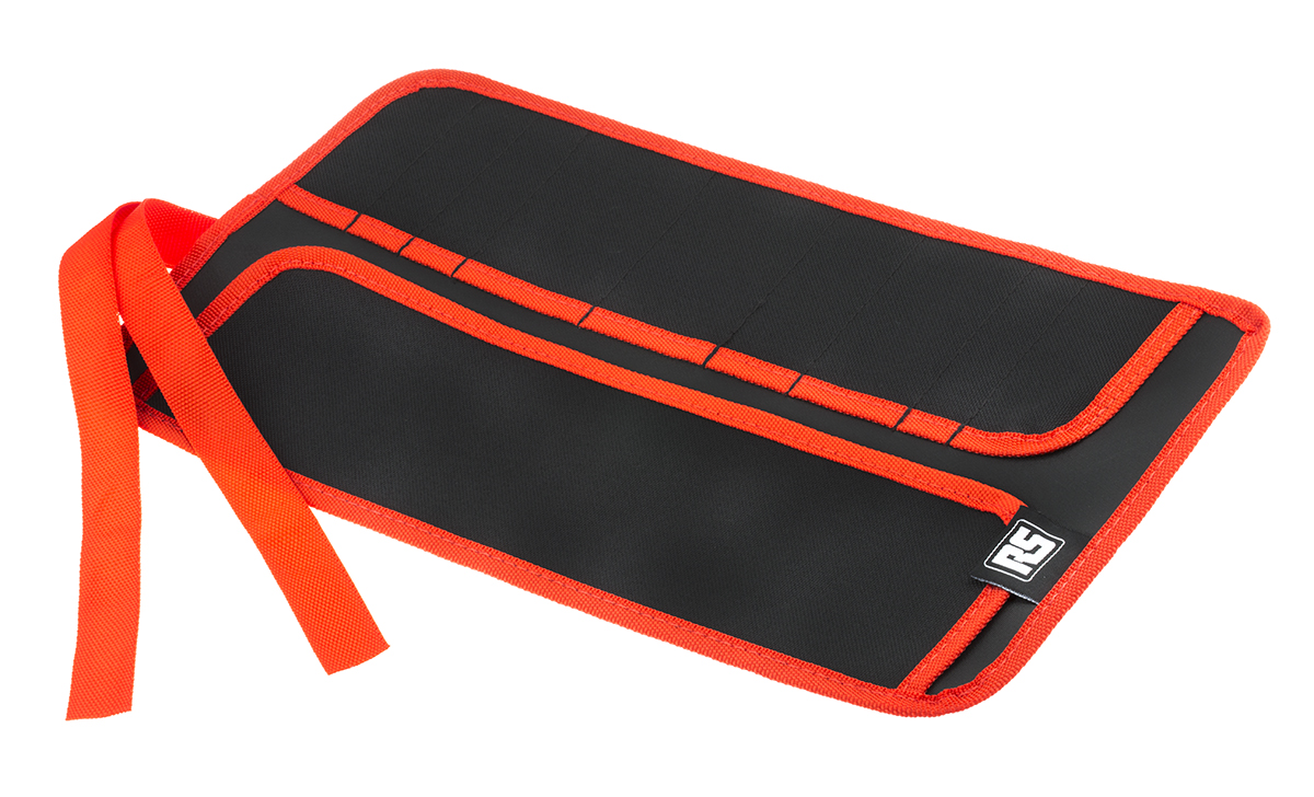 RS PRO Black Nylon Tool Roll, 380mm x 200mm