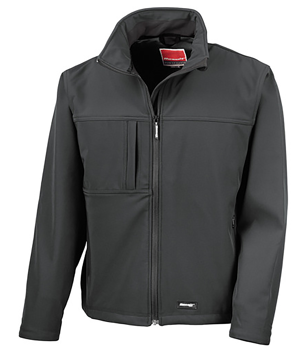 RS PRO Black, Waterproof Softshell Jacket, S