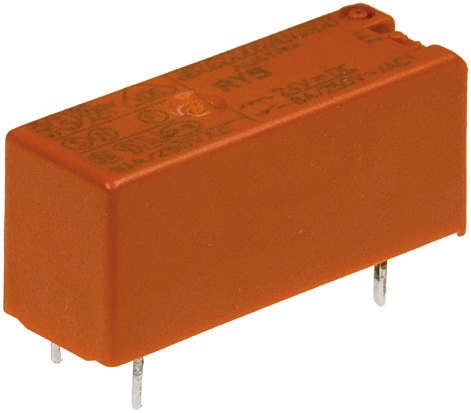 TE Connectivity PCB Mount Power Relay, 5V dc Coil, 8A Switching Current, SPST