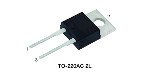 Vishay 650 V 16 A Rectifier & Schottky Diode Trench MOS Schottky 3-Pin TO-220AC 2L VS-3C16ET07T-M3