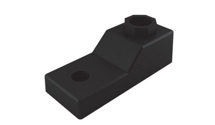 HellermannTyton OFM Series Plastic Wall Mount Kit, ?67 x 28 x25mm