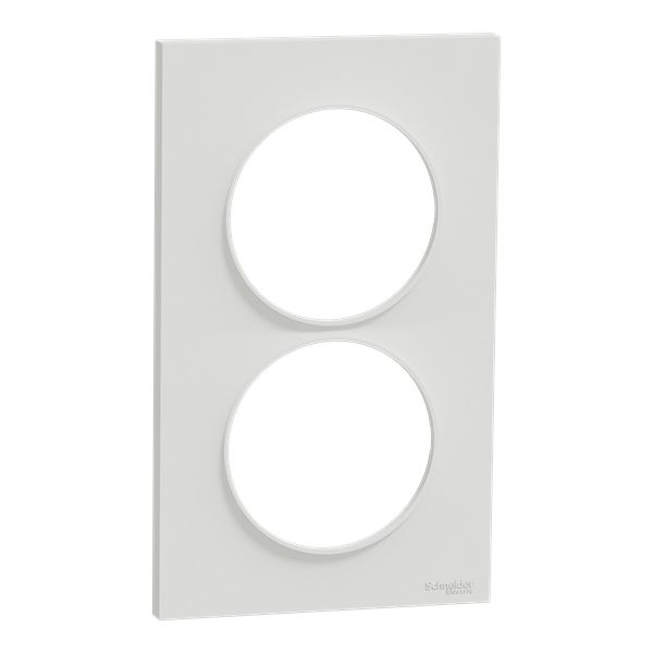Schneider Electric White 2 Gang Cover Plate