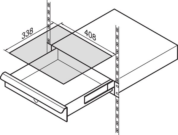 nVent SCHROFF Steel Rack Panel