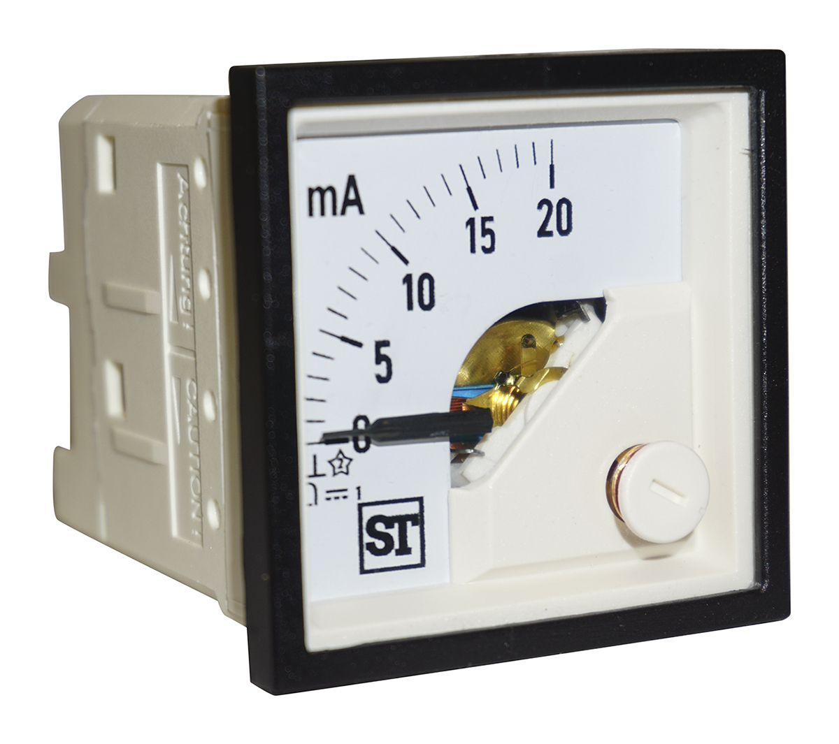 Sifam Tinsley Sigma Analogue Panel Ammeter 20mA DC, 48mm x 48mm Moving Coil