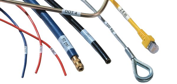 HellermannTyton White Adhesive Label Sheet, Pack of 1000EA