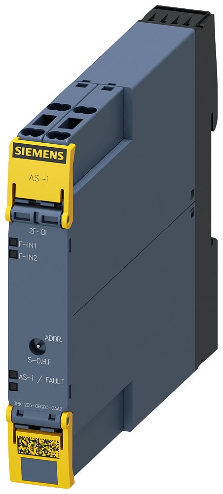 Siemens AS-I Safe SlimLine Compact Series I/O module for Use with Control Cabinet