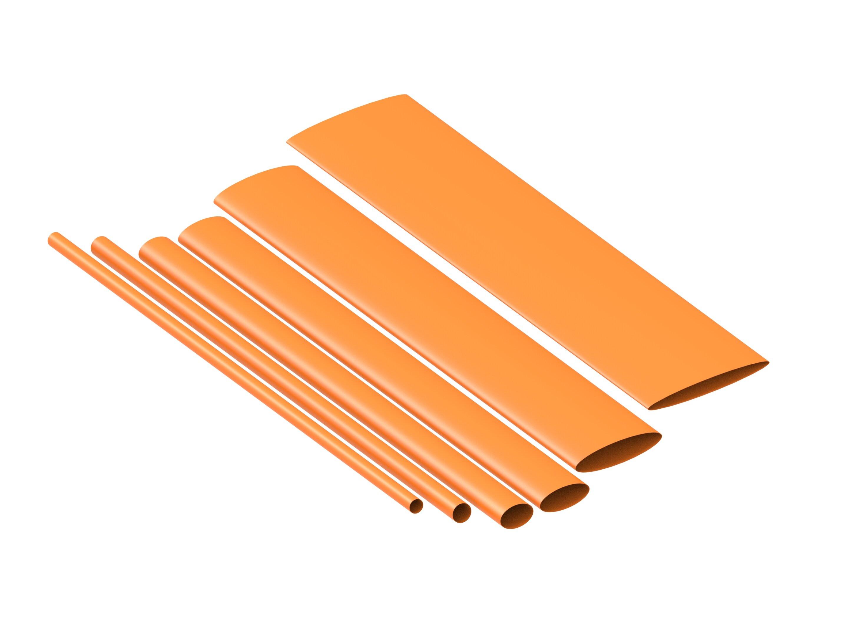 TE Connectivity Heat Shrink Tubing, Orange 40mm Sleeve Dia. 2:1 Ratio, RAYCHEM VOLINSU EVSW Series