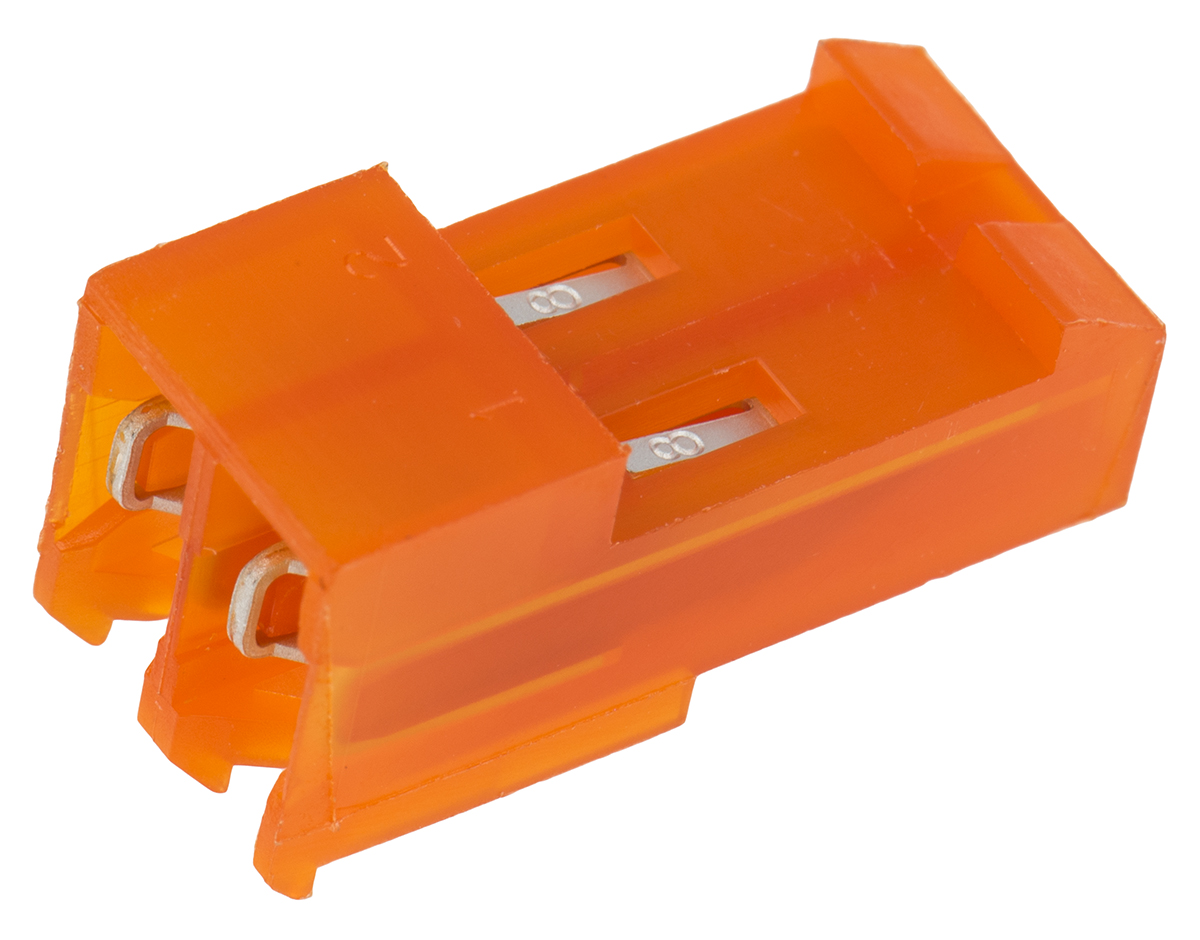 TE Connectivity MTA-156 Series 3.96mm Pitch Right Angle Cable Mount IDC Connector, Socket, 2 Way, 1 Row