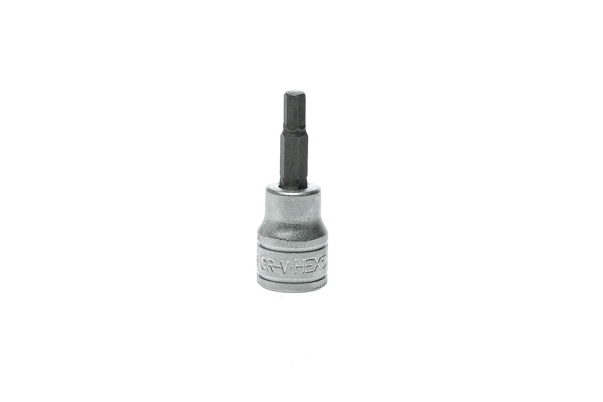 Teng Tools 3/8 in Drive Bit Socket, Hex Bit, 5mm