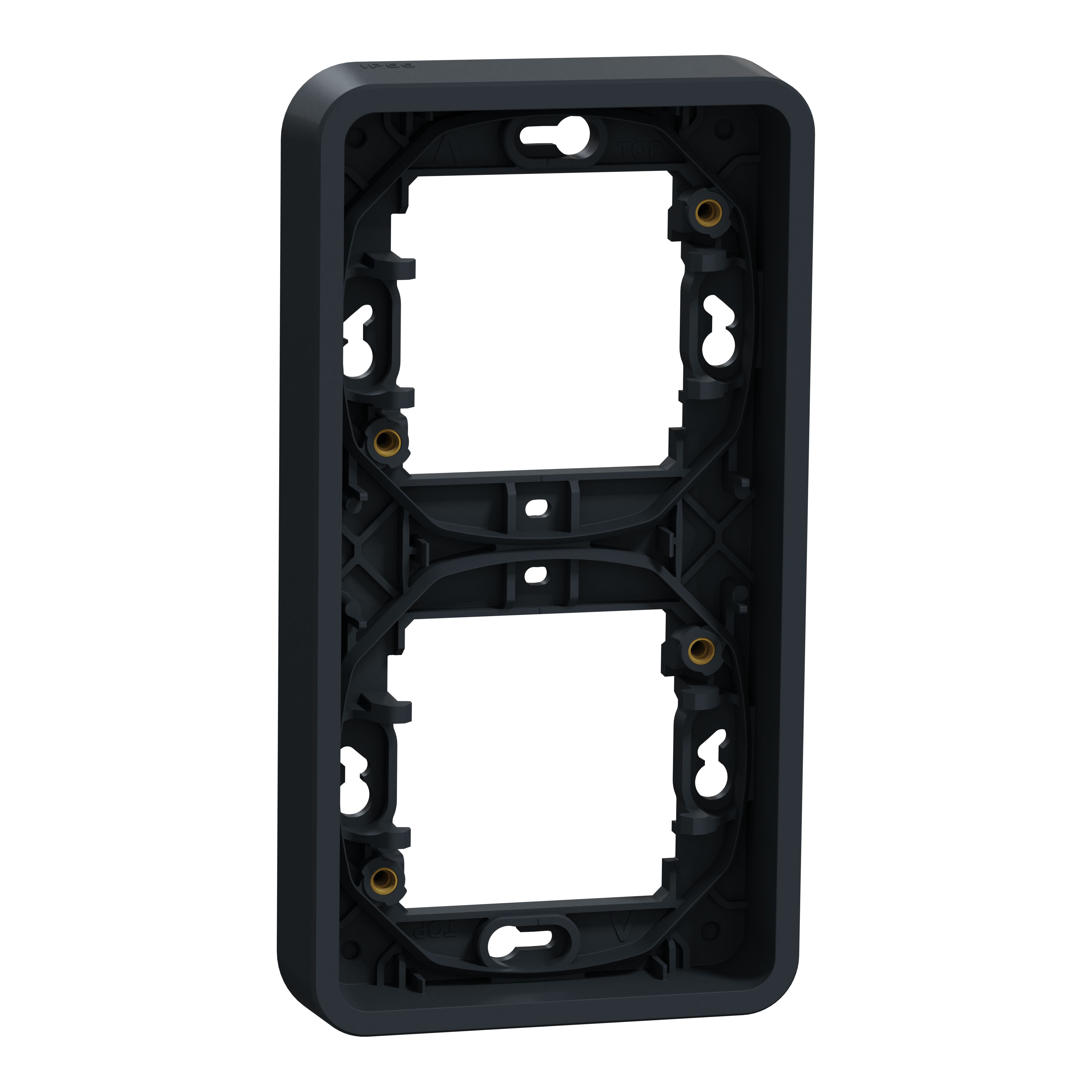 Schneider Electric Grey 2 Gang Plug Socket, Indoor, Outdoor Use