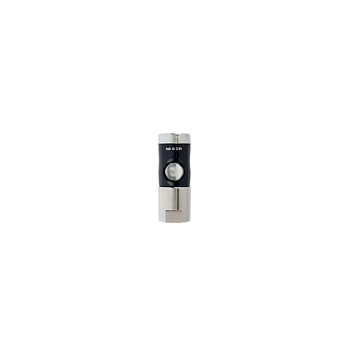 Legris Anodised Aluminium, Nickel Plated Brass Female Pneumatic Quick Connect Coupling, 1/2 in Female Female Thread