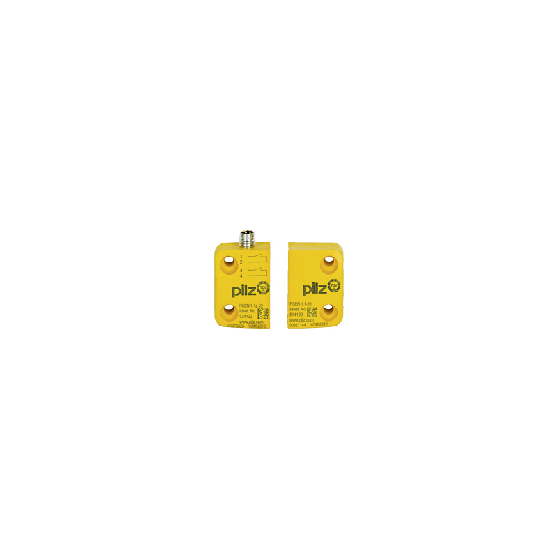 Pilz 504 Series Magnetic Non-Contact Safety Switch, 24V dc, Polybutylene Terephthalate Housing, M8