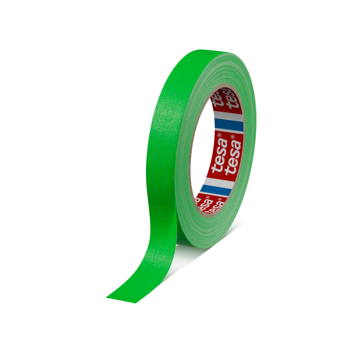 Tesa 04671-00052-10 Green Acrylic Coated Gaffa Tape, 19mm x 25m, 0.28mm Thick
