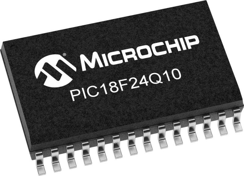 Microchip PIC18F24Q10-I/SO PIC, PIC18 Microcontroller, 16kB FLASH, 28-Pin SOIC