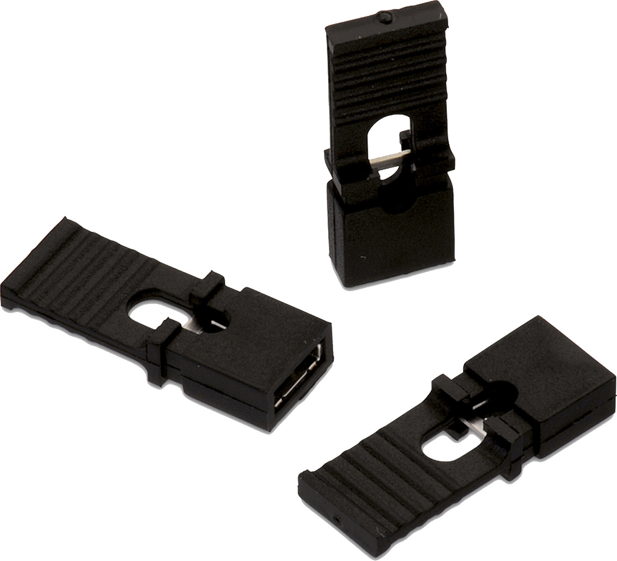 Wurth Elektronik, WR-PHD Jumper Female Straight Black Jumper 3 Way 1 Row 2.54mm Pitch