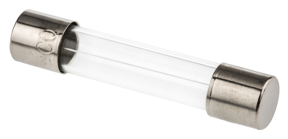 RS PRO 5A F Glass Cartridge Fuse, 6.3 x 32mm