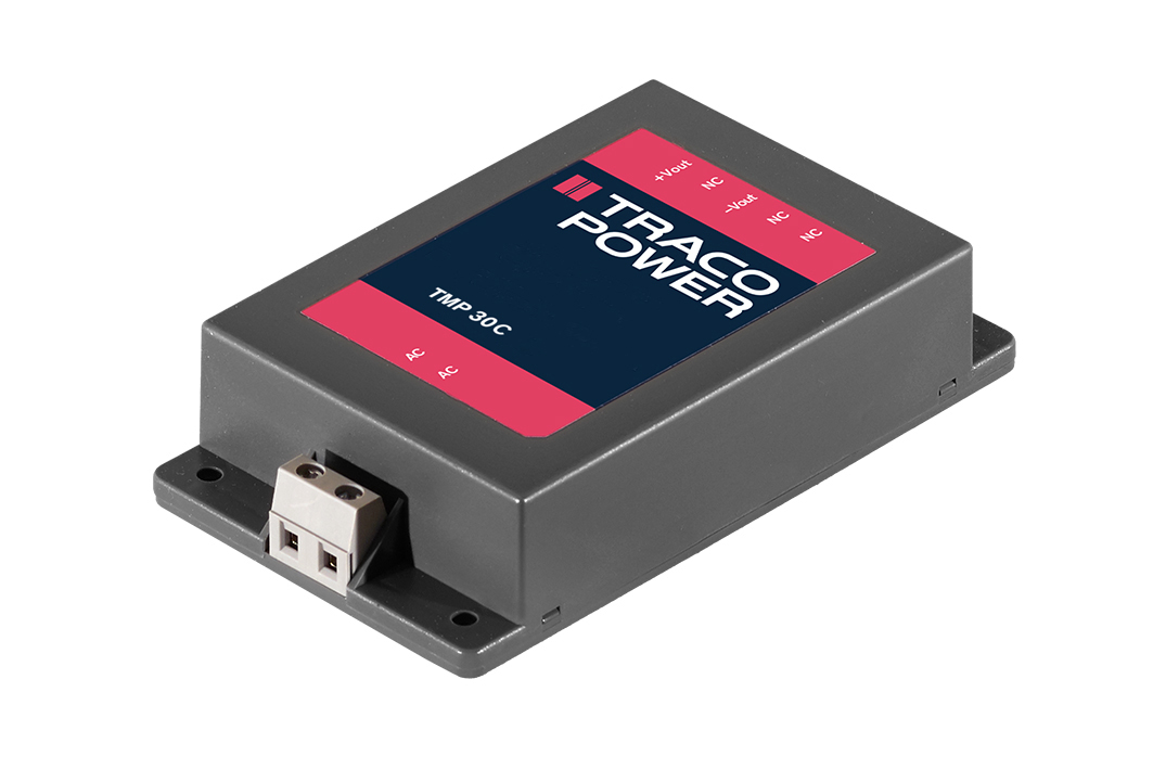 TRACOPOWER Switching Power Supply, TMP 30317C, 3.3 V dc, 5 V dc, 1 A, 4.5 A, 250mA, 30W, Triple Output, 120 →